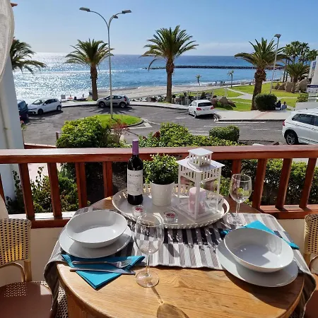 アパート Casa Playa Del Duque 2 In 1st Sea Line Directly At The Beach, Heated Pool, Wifi アデヘ